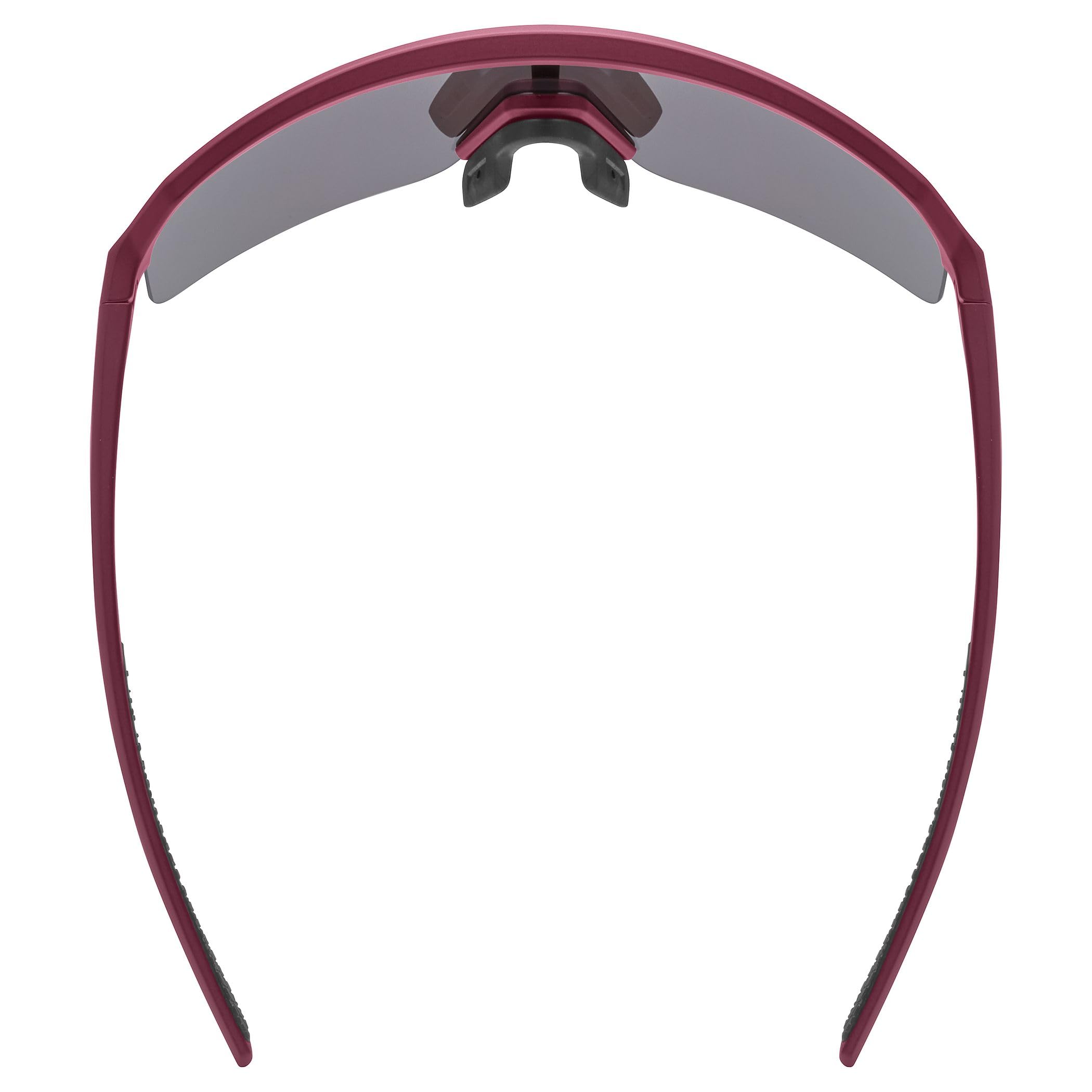 uvex ramp, okulary sportowe unisex-dorosły, burgundy matt/mir.rose, one size