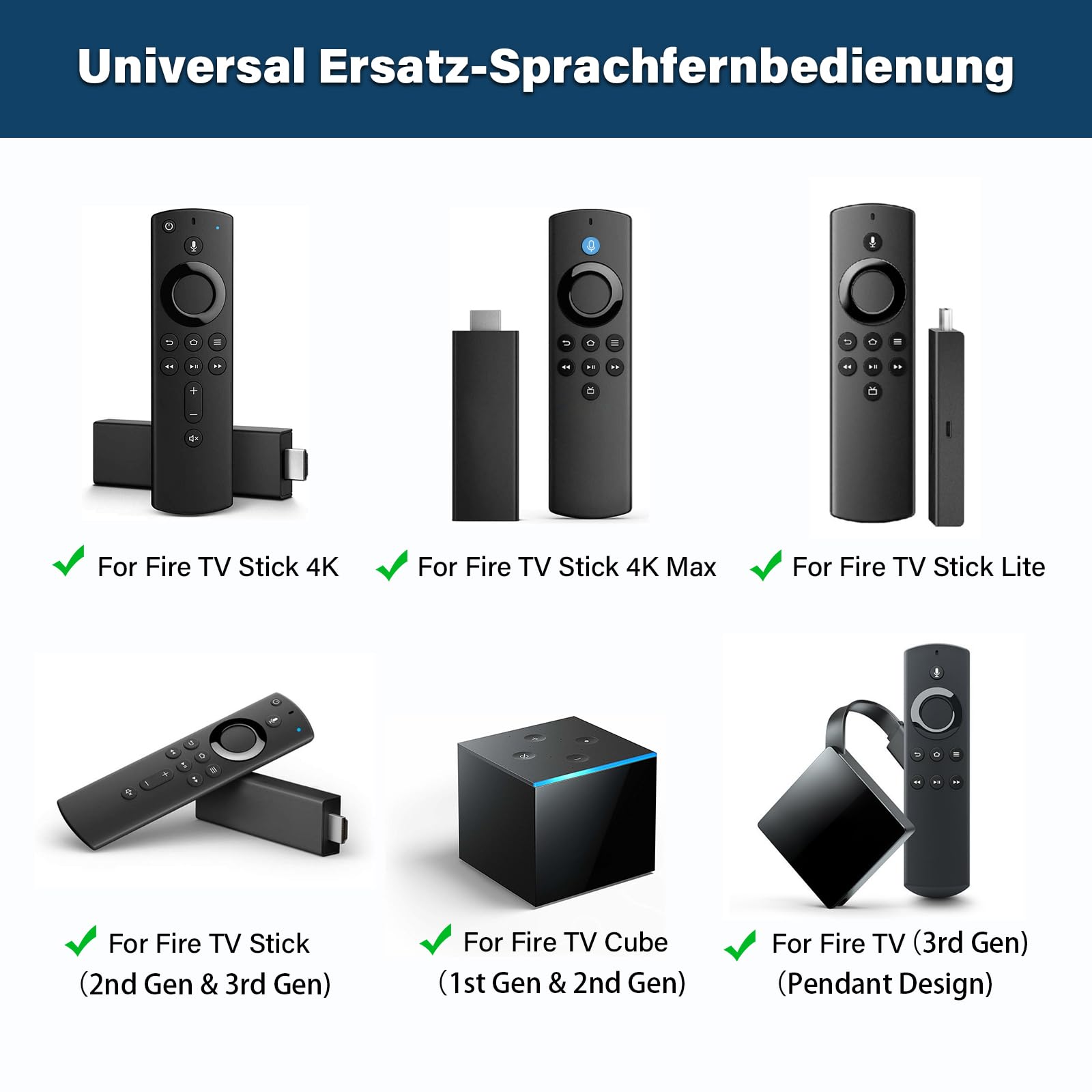 Vervanging voor spraakafstandsbediening (3 generatie), AMZ-F-ire tv