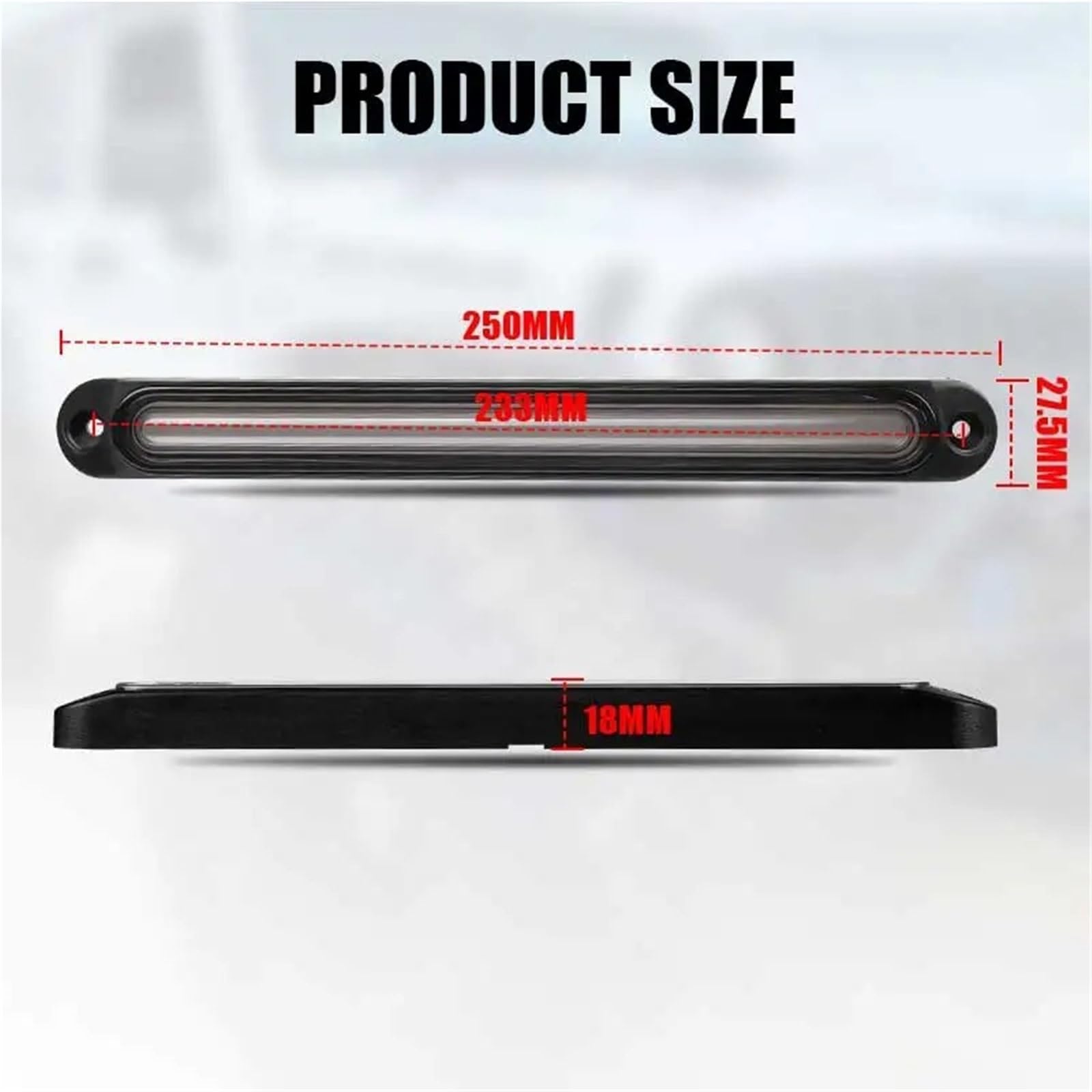 Luz LED De Freno Trasero DRL Intermitente Advertencia Parada Para Coche Camión Remolque Tractor Camioneta RV 12V/24V Faros Traseros
