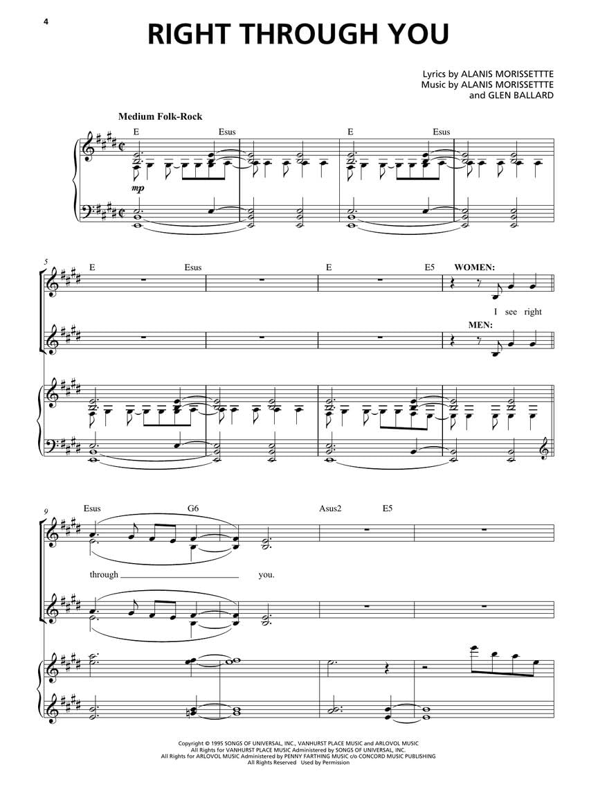 Jagged Little Pill Our New Musical - Vocal Selections | Broadway Vocal Line Songbook with Piano Sheet Music Collection for Singers and Students | Modern Pop Rock Musical Arrangements Ideal