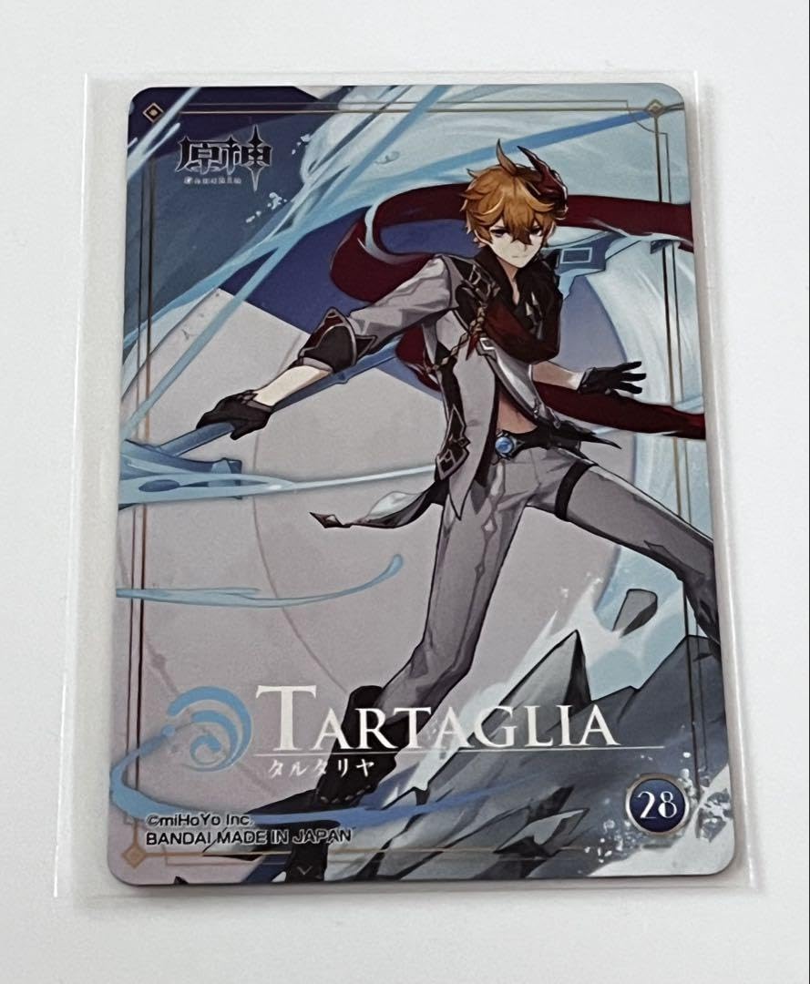 原神 ウエハースカード メタカ 原神 タルタリヤ メタカ メタルカード ウエハース カード