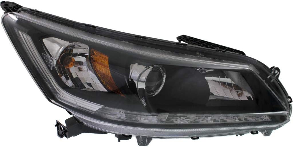 For 2013-2015 Honda Accord Headlight Passenger Side HO2503156 EX-L V-6|TOURING; 3.5L; For Sedan; w/LED DRL | 33100-T2A-A11