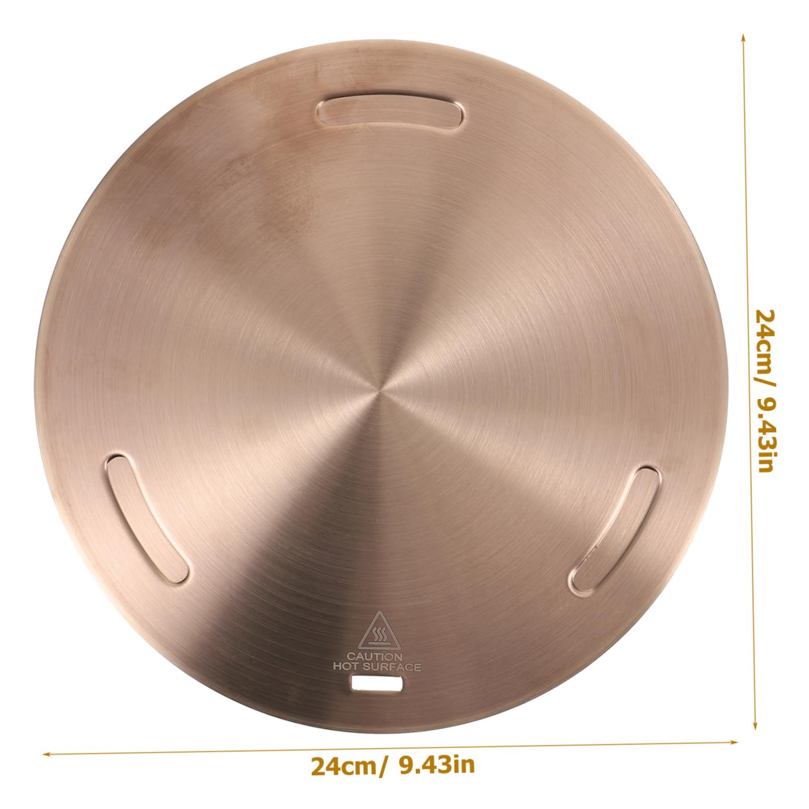 Cabilock 1 Set Stainless Steel Heat Diffuser Plate Induction Cooker Adapter for Gas Stove Electric Cookware Even Heat Distribution Kitchen Must Haves for Simmering and Stewing