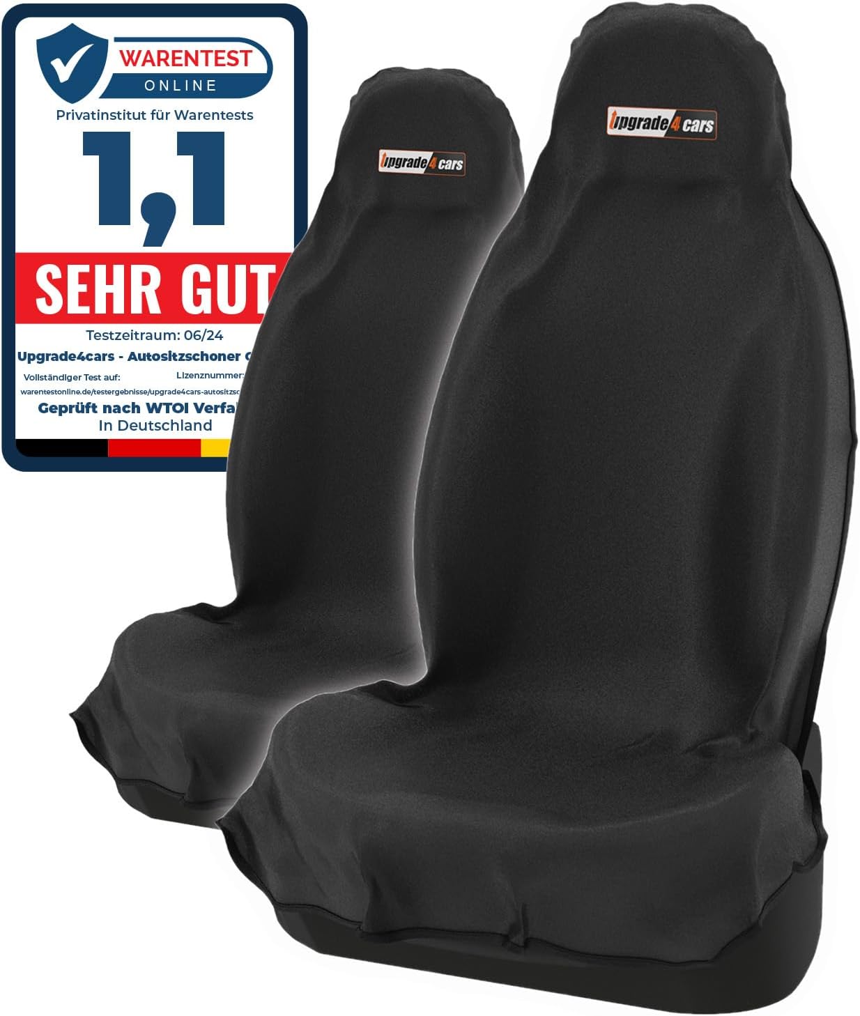 PU-Leder Sitzschoner Fürs Auto – Vielseitig, Gepolstert & Mit Praktischem Ablagefach