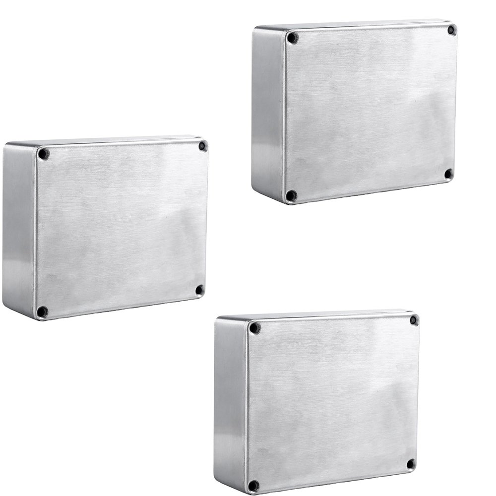 3 x Pro 1590BB styl 119 x 94 x 30 mm aluminiowa metalowa obudowa do stempla obudowa efektów gitarowych