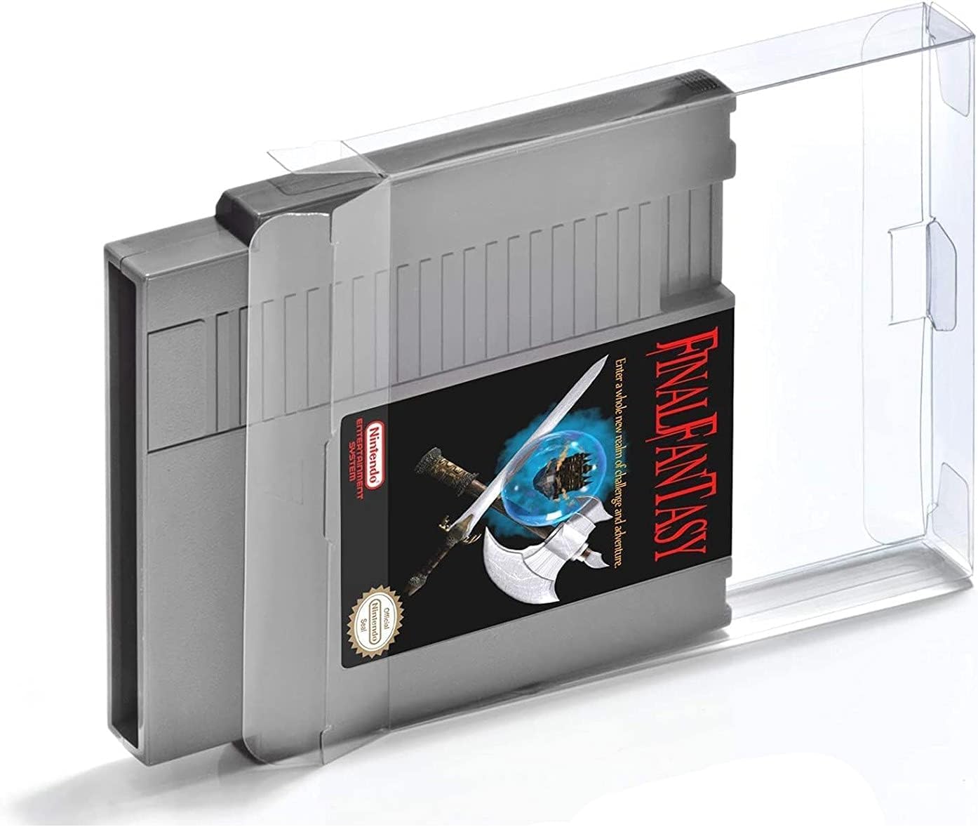 Link-e : 20 X Custodia Protettiva in Plastica Compatibile con la Cartuccia di Gioco per Console Nintendo NES