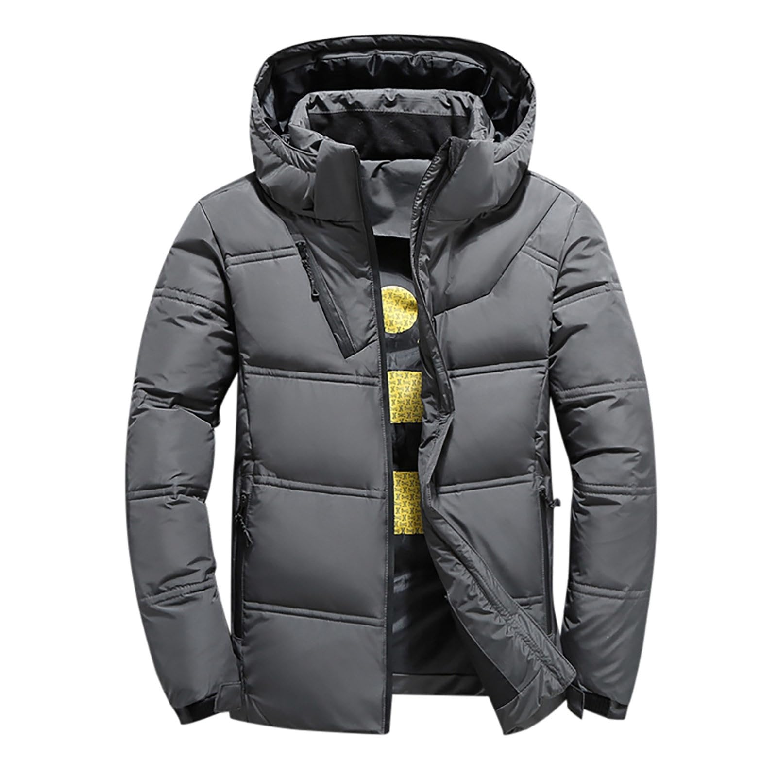 Parka homme hiver militaire cargo avec capuche réglable - 6