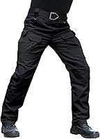 Hiwise Men's Stretch Ripstop Tactical Cargo Pants - Water Resistant, Lightweight for Hiking, Work, EDC & Outdoor Adventures
