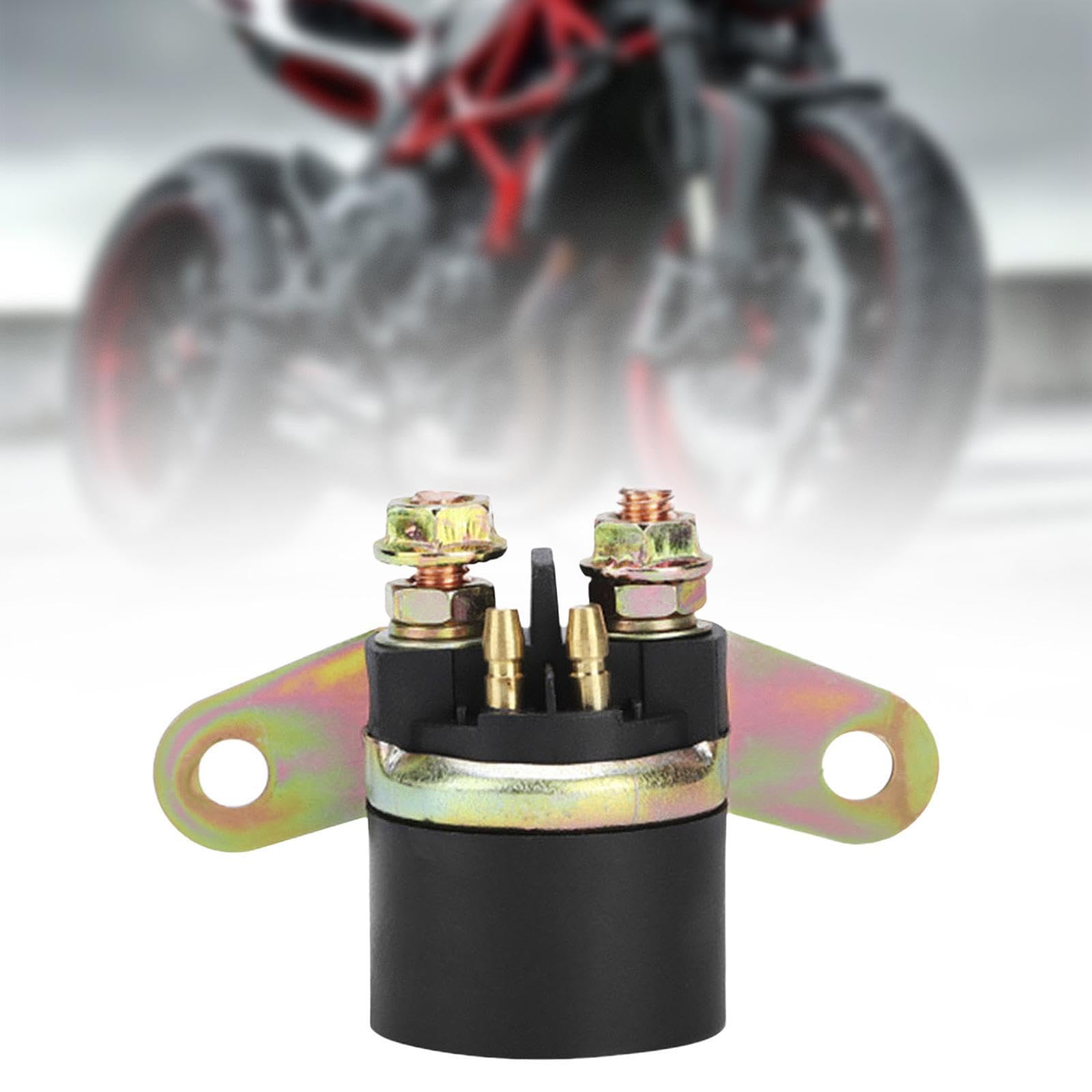 6 Piezas Relé de Solenoide de Arranque para Motocicleta de Material Metálico con Rendimiento Estable Y Conexión Eléctrica Segura Reemplaza Di, 5 piezas