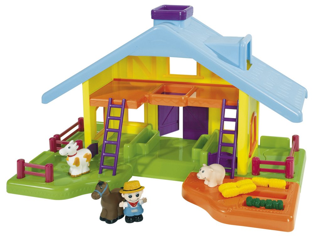 Simba 104019608 - ABC Bauernhof Spielset, inclusiv Zubehör, 45 cm