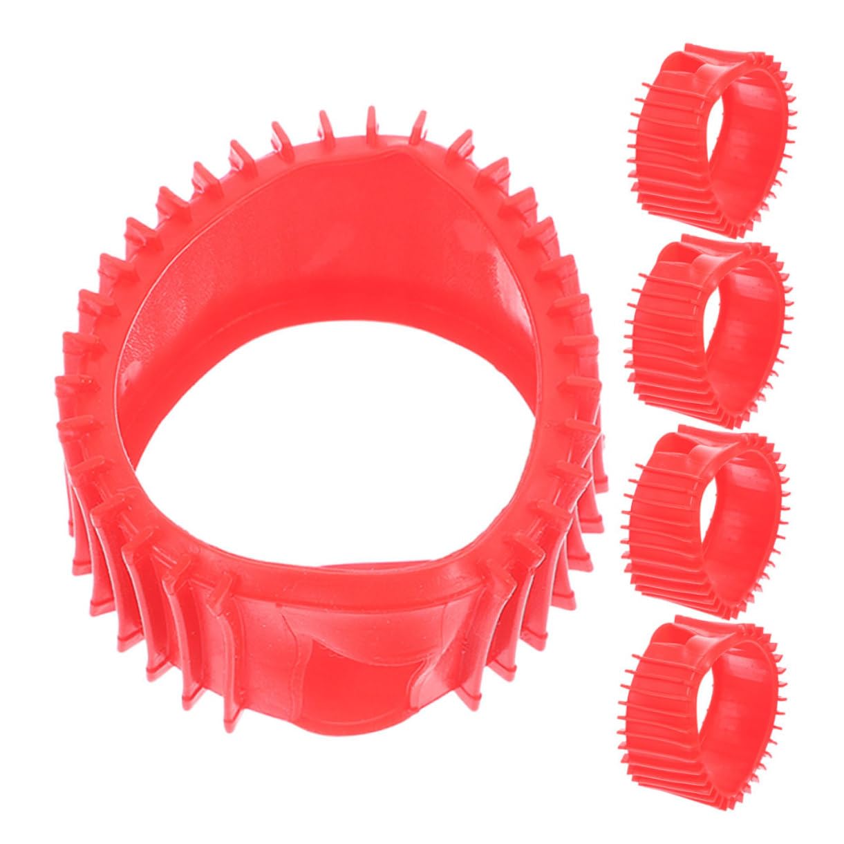 VILLFUL 5pcs Oxygen Acetylene Gas Meter Covers Silicone Gauge Protector Boot for Welding