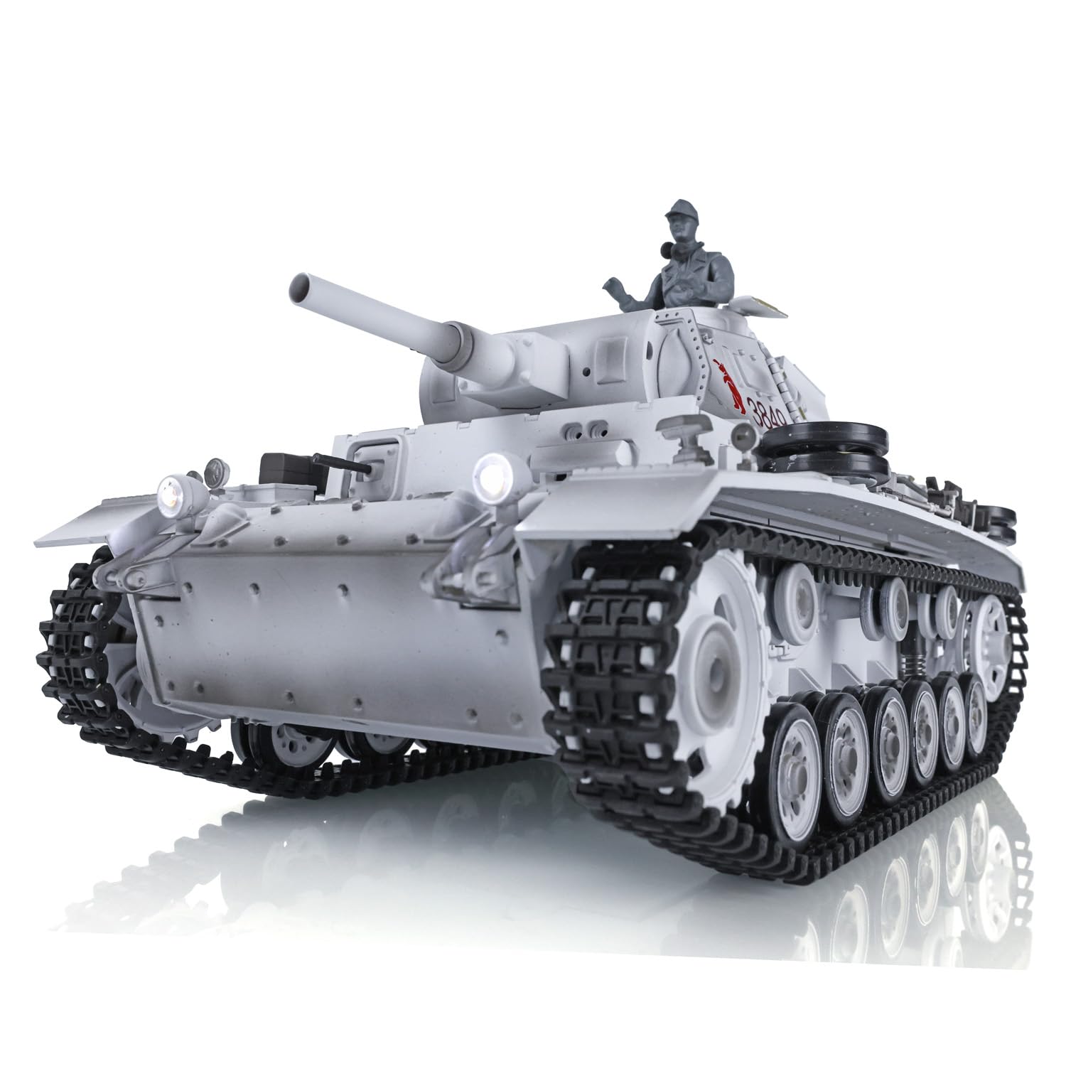 Autocollant Décoratif Pour Char RC Panzer III H Henglong 3849 – Échelle 1/16 – Décoration Tank - 3