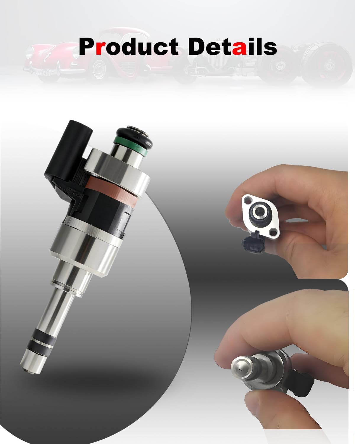 4-Count Fuel Injector Compatible with 2016-2022 Chevrolet Cruze/Equinox/Malibu, Buick Encore Base/Essence/Preferred/Preferred II/Sport Touring, GMC Terrain- 1.4L 1.5L & 1.6L for 55577403 FJ1293