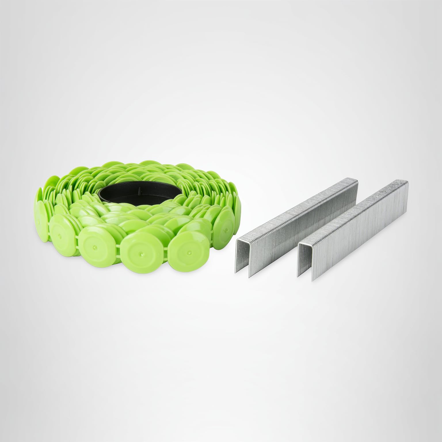 Metabo HPT 31107SHPT 2000-Count 18 Gauge Galvanized Cap Staples – 7/16 Crown, 1-1/2 Inch Length With Plastic Caps