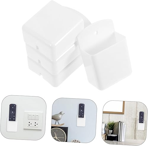 Miniatura 7 de Soporte de escritorio para control remoto montado en la pared, soporte de pared para teléfono, bolígrafo, maquillaje, gafas, caja de almacenamiento,