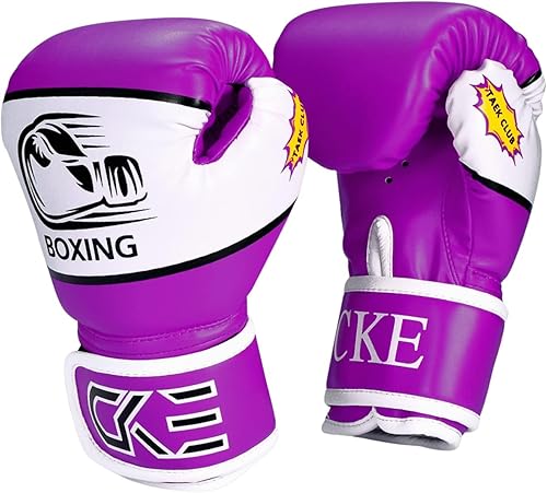 Miniatura 8 de CKE Guantes de boxeo para niños y niñas, jóvenes de 5 a 12 años, guantes de boxeo de entrenamiento para saco de boxeo, kickboxing, muay thai