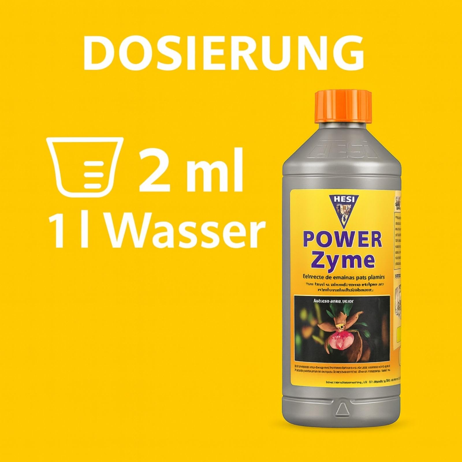 Weedness Hesi Power Zyme 10 Liter - Grow Dünger Naturdünger Wurzelaktivator Zimmerpflanzen Bio Flüssig Organischer