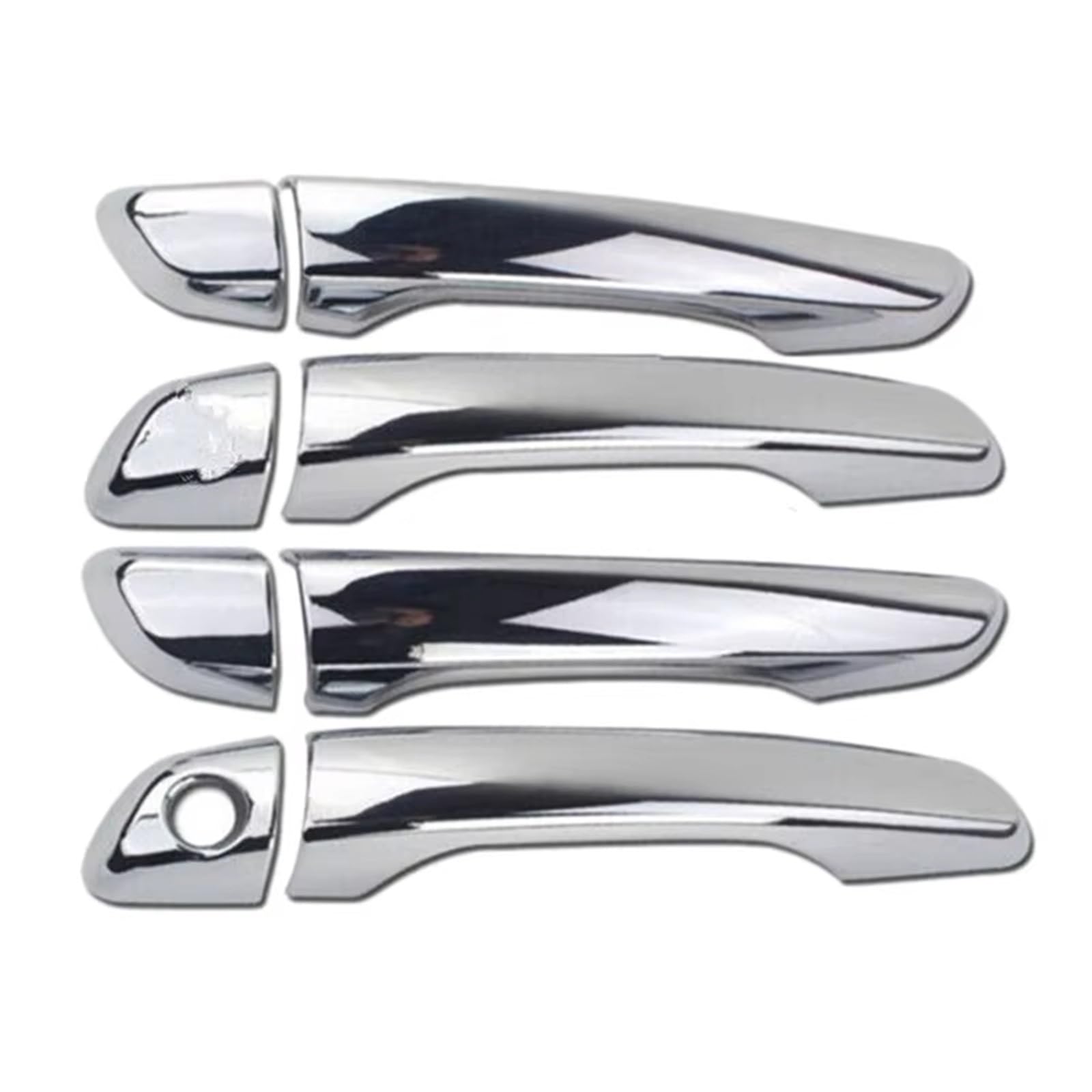 Kedfbts One Color Handle Trim Shell Compatible With Hyundai For Creta For Ix25 For Cantus 2014 2015 2016 2017 2018 2019 Chrome Side Door Handle Cover Trim 8Pc Handle Shell