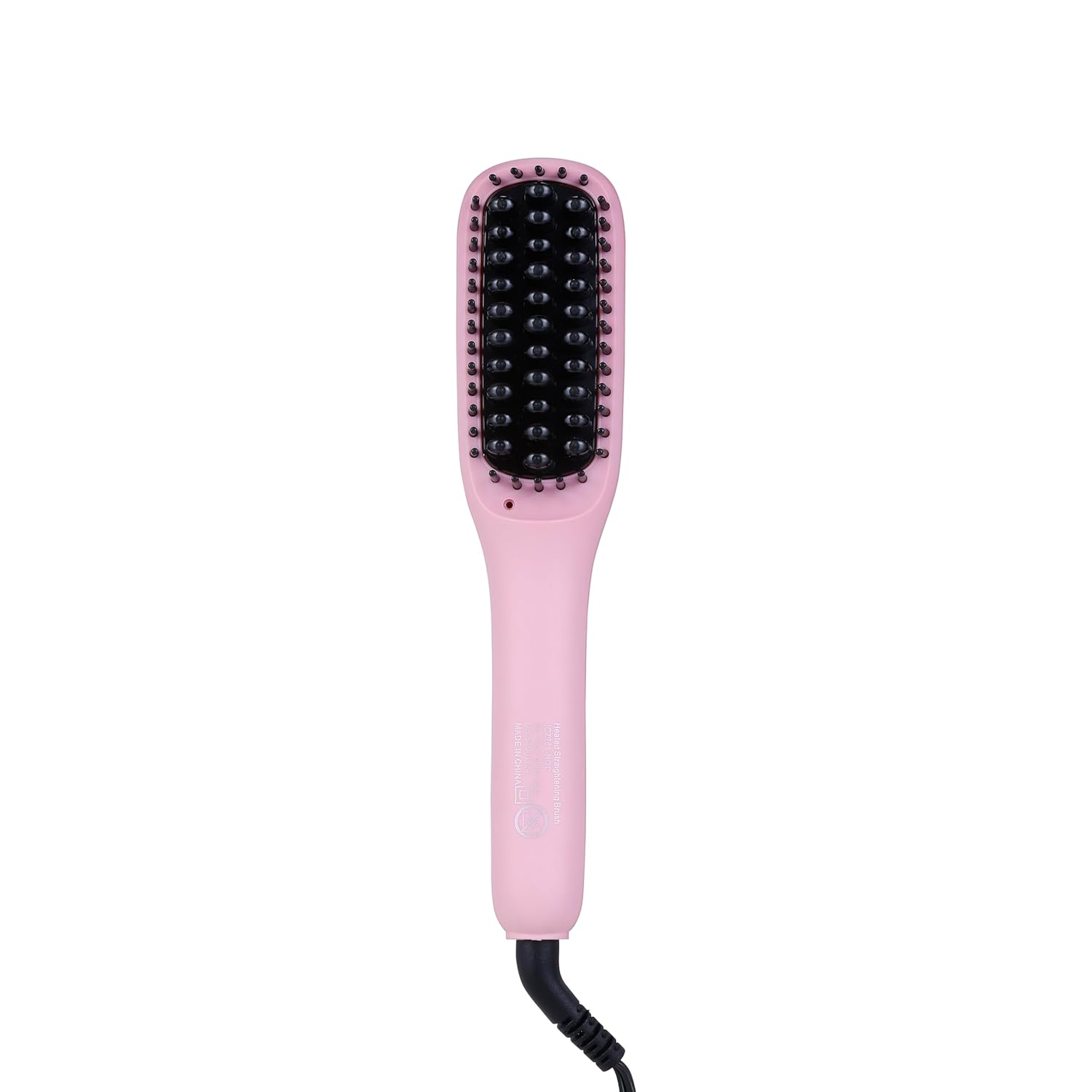 Juicy Couture - Heated Straightening Brush, Sleek & Smooth Hair in Minutes (Pink)