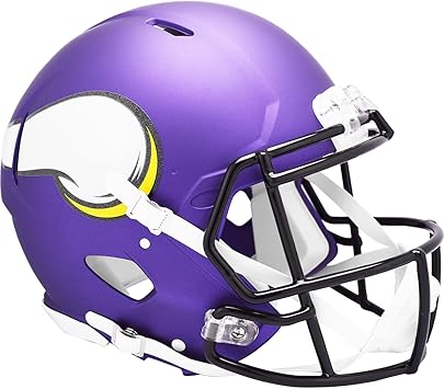 Amazon Riddell Speed 本物 ヘルメット Nfl ミネソタ ヴァイキングス Minnesota Vikings Riddell スポーツ アウトドア