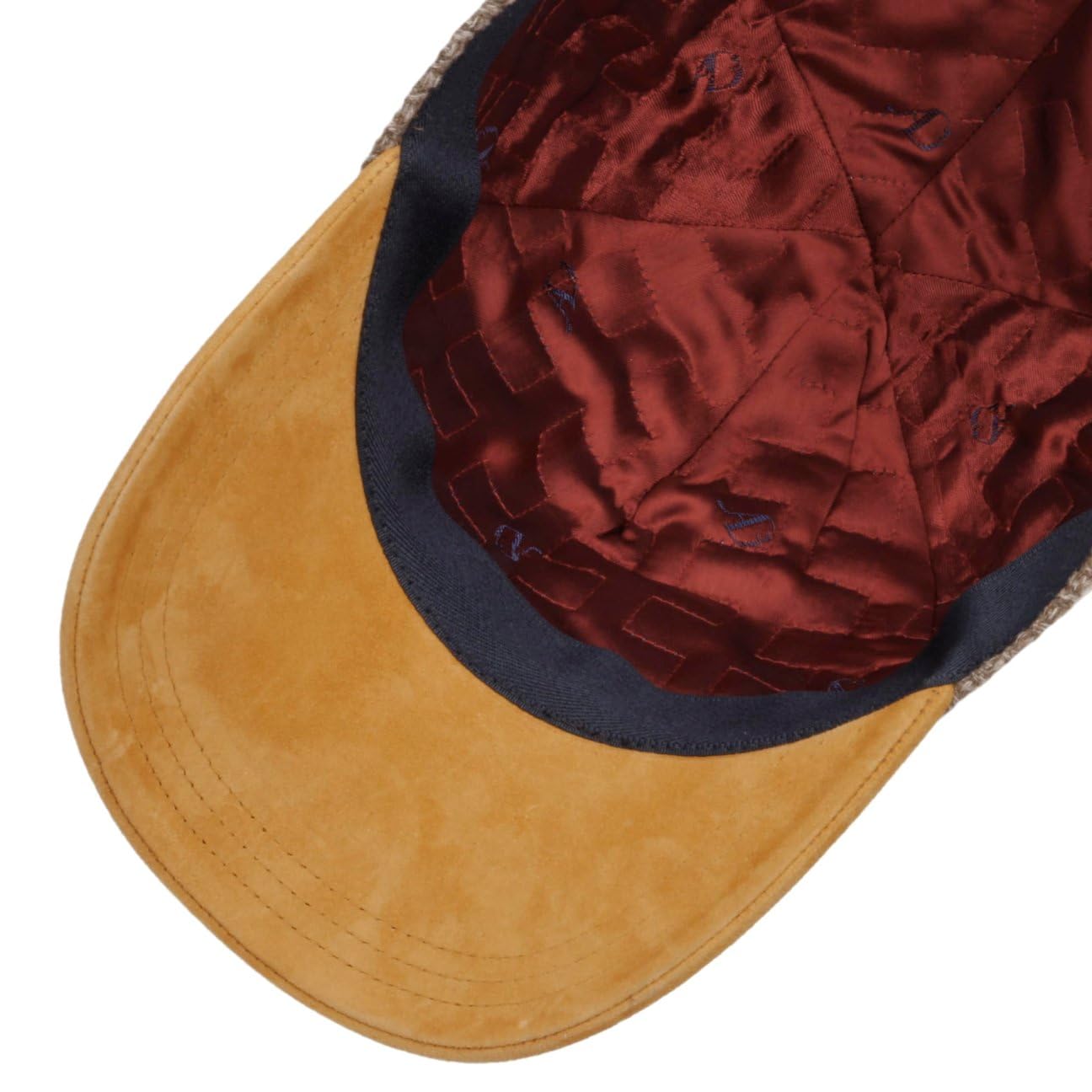 Gorra Milaco WoolD’Este Mujer/Hombre - Made in Italy de Lana Beisbol Hebilla Metal, con Visera, Forro Verano/Invierno Primavera Verano Otoño Invierno