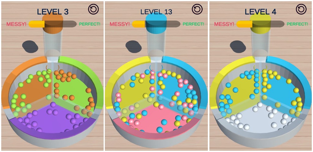 Bead sort puzzle free mindless for Android