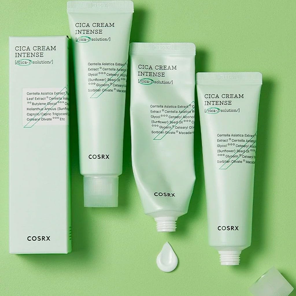COSRX Pure Fit Cica Intensive Cream 1.7 oz/ 50 mL | For Dry Sensitive Skin, Centella Asiatica Face Moisturizer Recommended for Acne-Prone Skin, Reduce Redness, Not Tested on Animals, Korean Skin Care - Image 2
