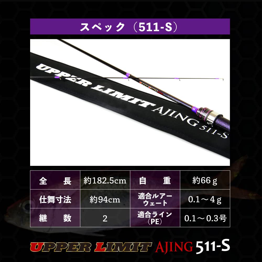 Amazon | おり釣具 アジング アッパーリミット 511-S & Daiwa 月下美人