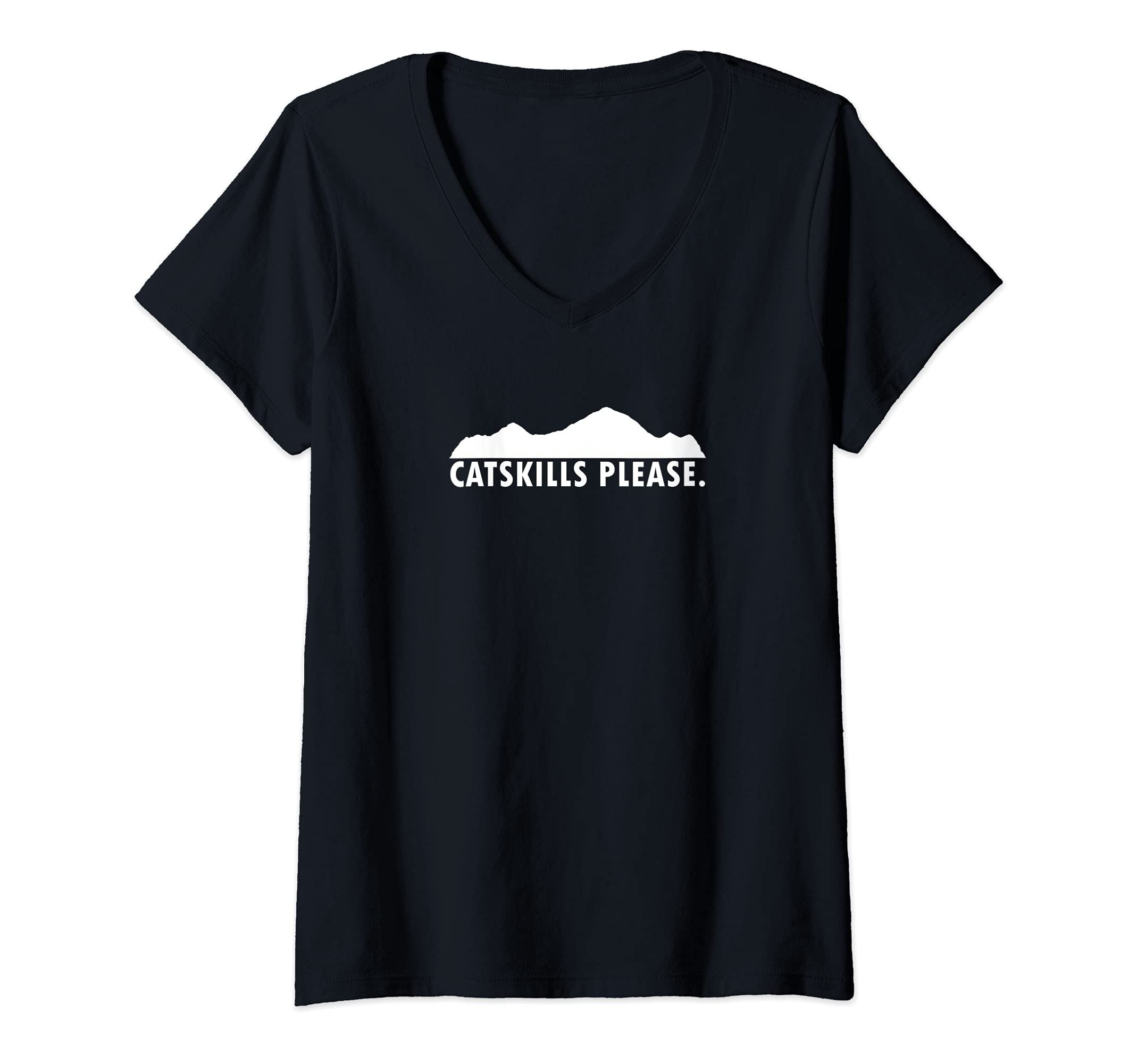 Womens Catskills Please V-Neck T-Shirt