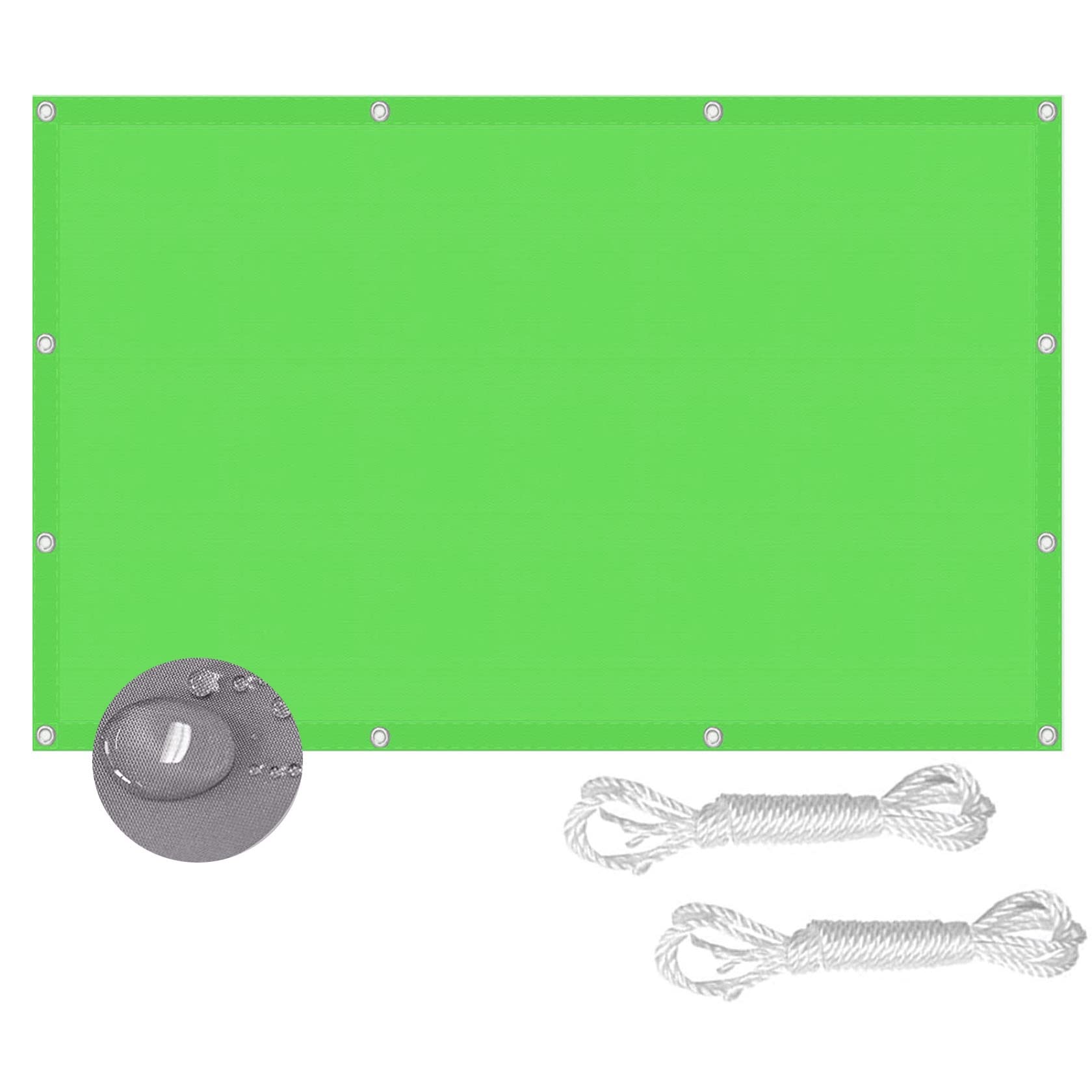 Voile d'ombrage rectangulaire 3.5x9 m haut de gamme auvent durable