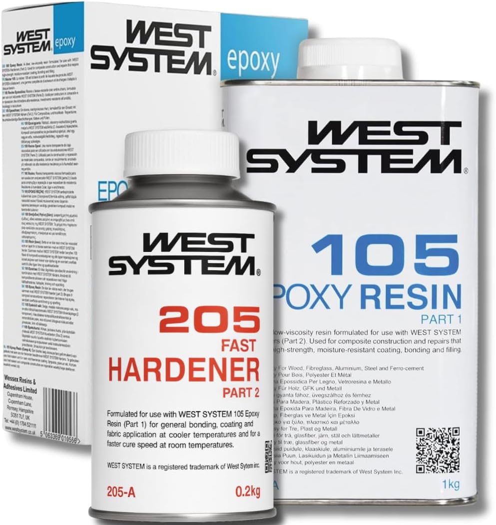 WEST SYSTEM Epoxy Resin and Hardener - 105/205 A Pack