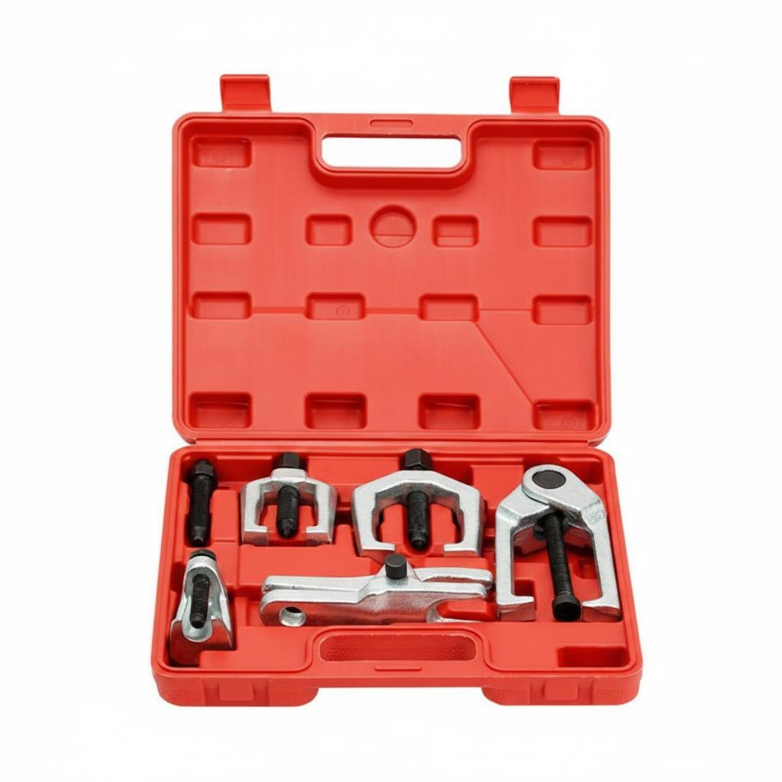 5 Pezzi Estrattore Snodo Sferico Kit Attrezzi Smontaggio Tirante Sterzo Braccio Pitman Separatore Giunti Multimisura Acciaio al Carbonio Resistente