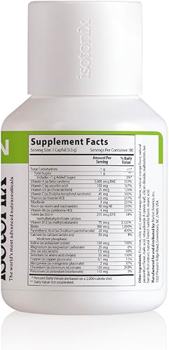 Miniatura 8 de Isotonix® Multivitamínico sin hierro – Suplemento diario completo para energía, apoyo inmunológico, piel y salud ósea – 90 porciones – Fórmula