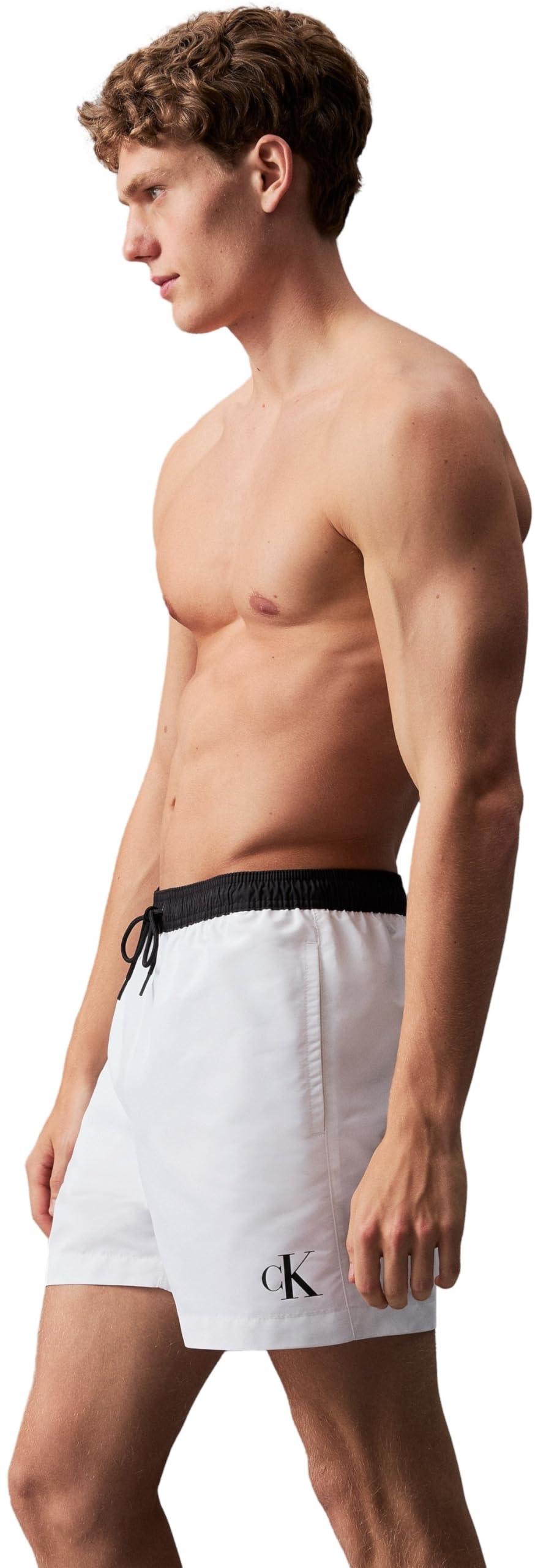 Calvin Klein Bañador Hombre Medium Drawstring Pernera Media