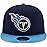 New Era NFL 9FIFTY 2-Tone Adjustable Snapback Hat Cap One Size Fits All (Tennessee Titans)