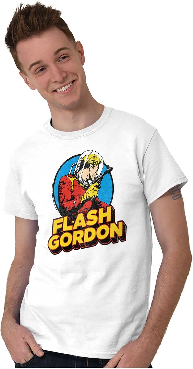 Flash Gordon Vintage Space Comic Hero Graphic T Shirt Men or Women