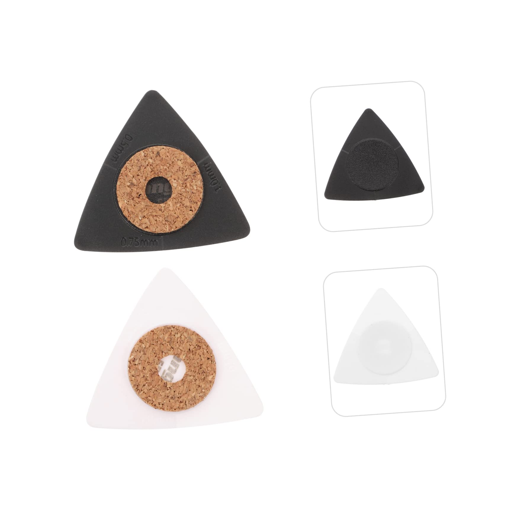 BESTonZON 5 Sets Gitarren Dreiecks Plektrum Stilvolles Gitarren Plektrum Instrumententeile Zubehör Instrumenten Übungswerkzeug Dreieckiges