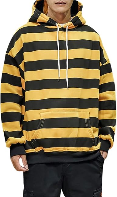 Sudaderas con Capucha Moda Manga Larga Primavera otoño Casual Estampado a  Rayas Sudadera para Hombre Abrigo Camisas Blusa Top chándales Color sólido  Espesar Caliente Chaqueta Abrigo Jersey vpass: Amazon.es: Ropa