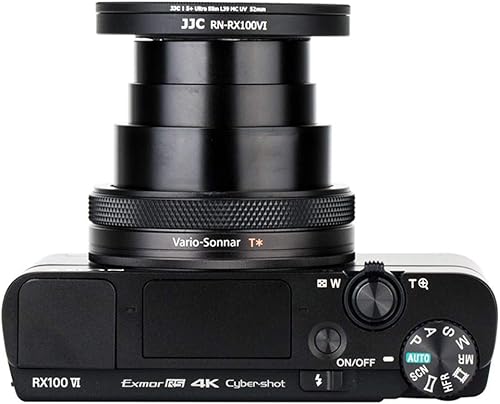 JJC Adaptador de lente de filtro de metal dedicado para Sony ZV-1 II RX100 VII VI RX100M7 RX100M6 para Canon G5X Mark II Instalación de filtro UV