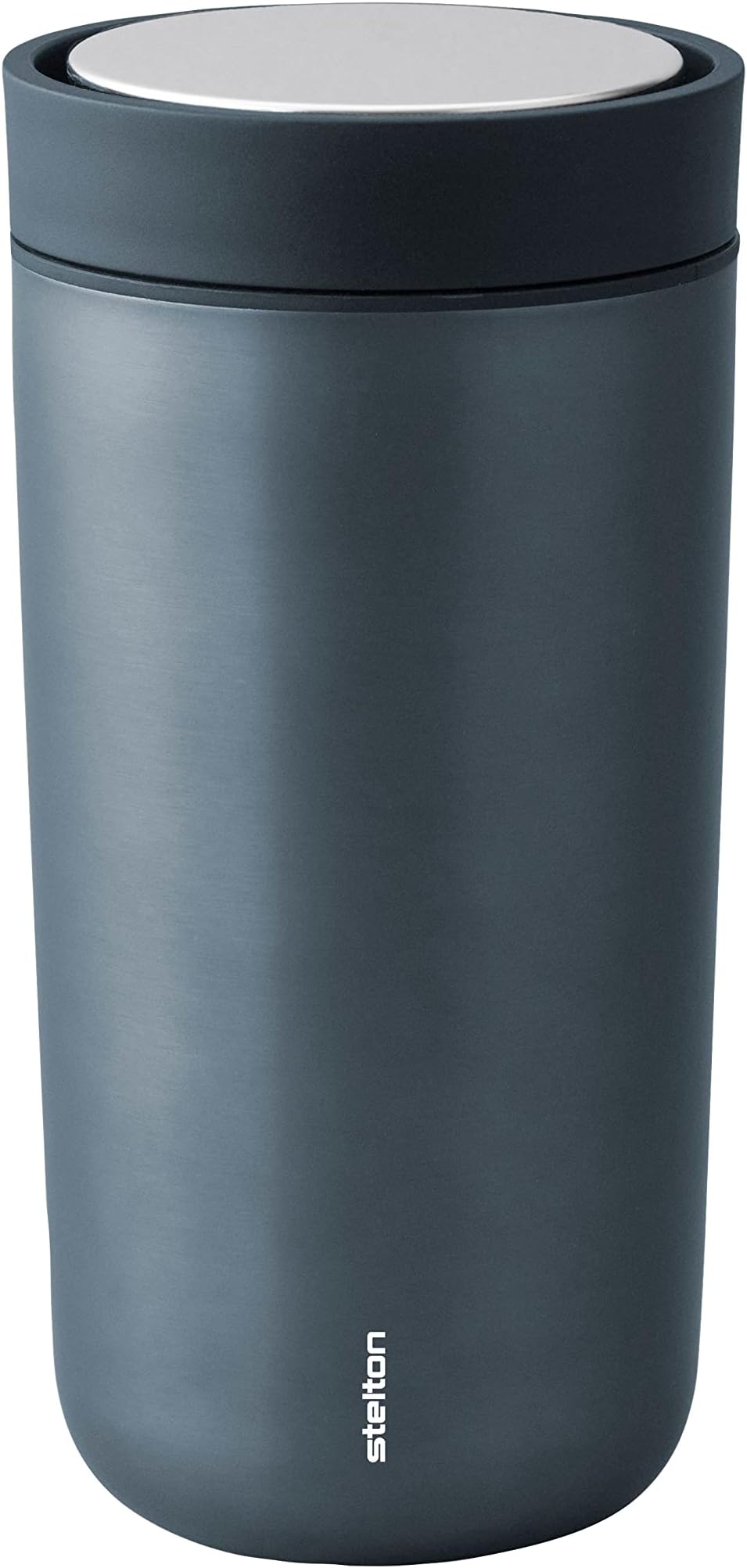 to-Go Click - Thermal Mug, Double-Walled Insulated Flask, Rustproof, Leak-Proof Coffee Mug/Tea Mug with Smart Click Lid - Hot & Cold Drinks - 0.4 Litres, Dark Blue Metallic