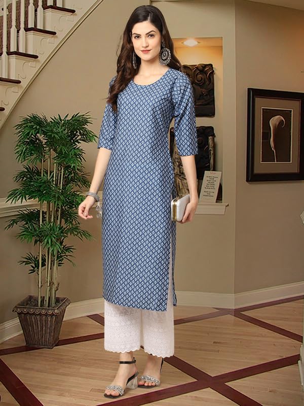 Image of Pinkmint Kurti for Women, Kurta for Women, Kurti, Digital Printed Kurta, Women's Casual Kurta, Kurta Set, Office Wear Kurta, Straight Kurta, Kurta Combo