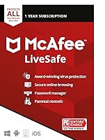 Algopix Similar Product 3 - McAfee Live Safe  Unlimited Devices 
