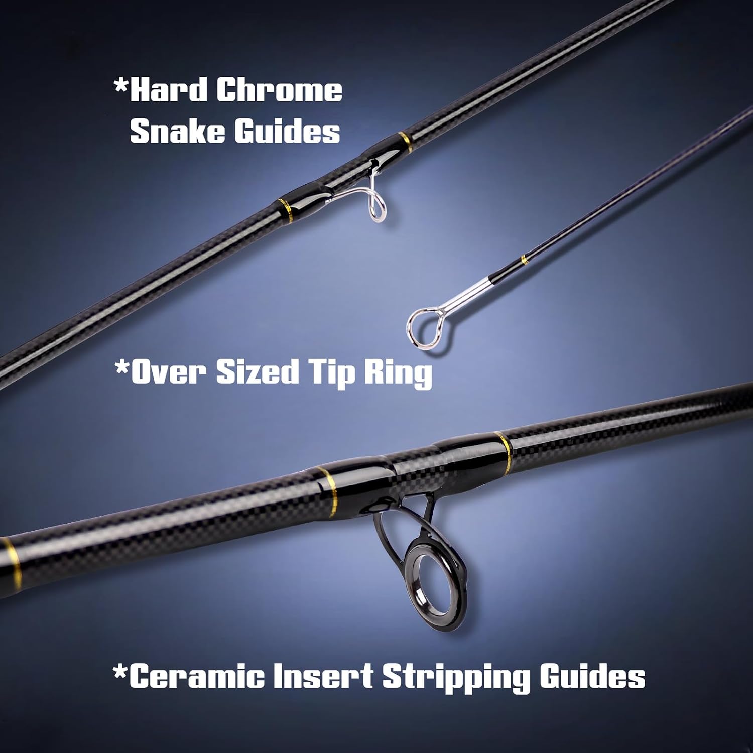 Fiblink Fly Fishing Rod 4 Piece Travel Fly Rod with Fishing Case,Carbon Blank Moderate Fast Action,7'6" 3/4wt to 10' 9/10wt Fishing Pole for Streams,Rivers,Lakes
