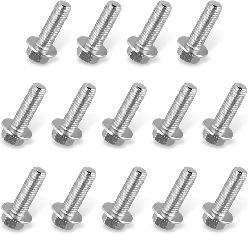 Kit de Parafusos da Tampa do Diferencial Yidcidu M8 1,25 x 20 mm em Aço Inoxidável – 14 unidades