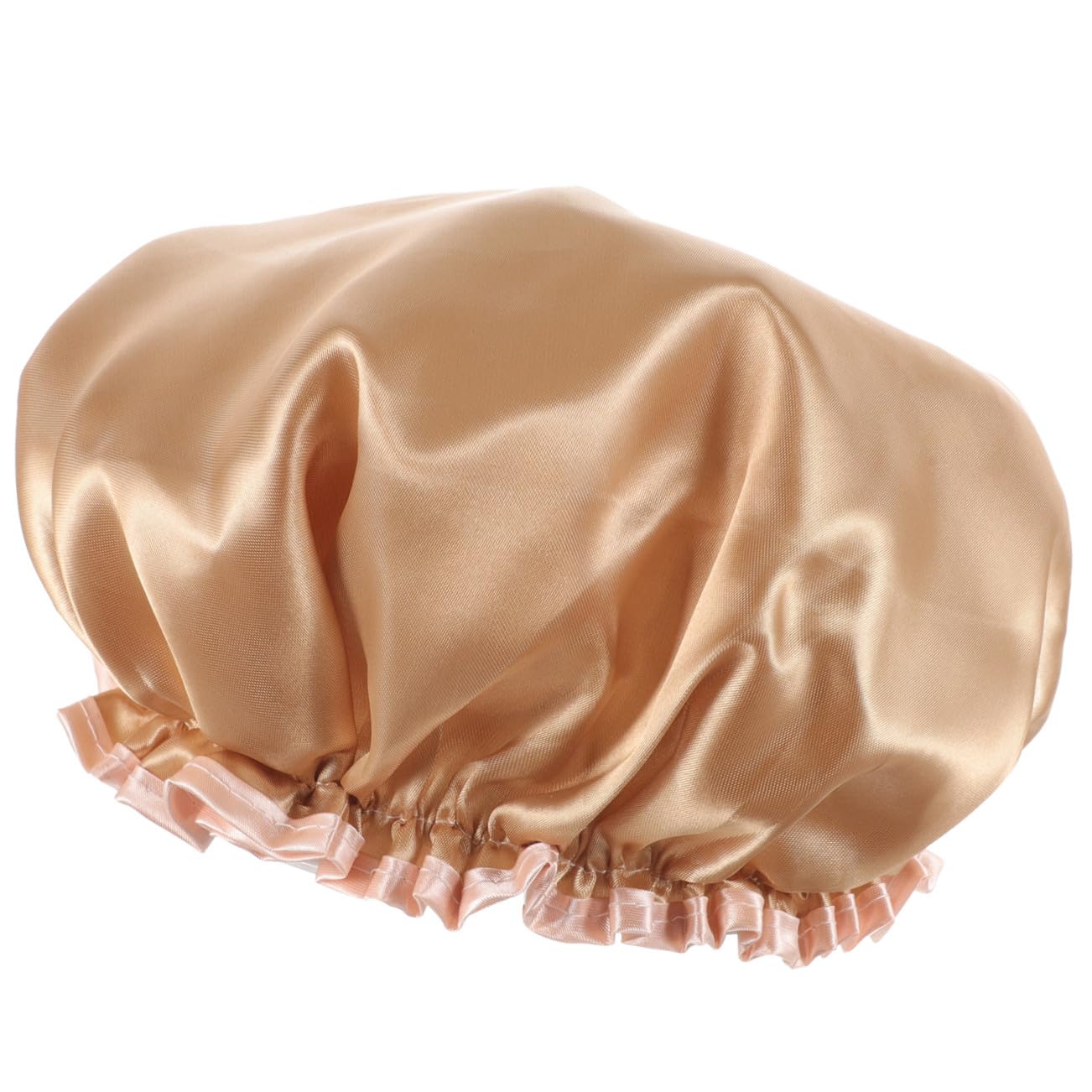 minkissy 4piezas Gorro De Para Mujeres Reutilizable y Sombrero De Baño Para Cabello y Protección Para Spa y Cocina Color Champán