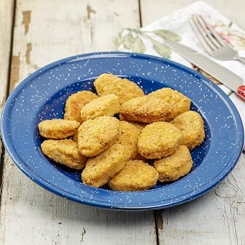 Freeze Dried Fully Cooked Chicken Nuggets 25 Year Shelf Life 80 Nuggets