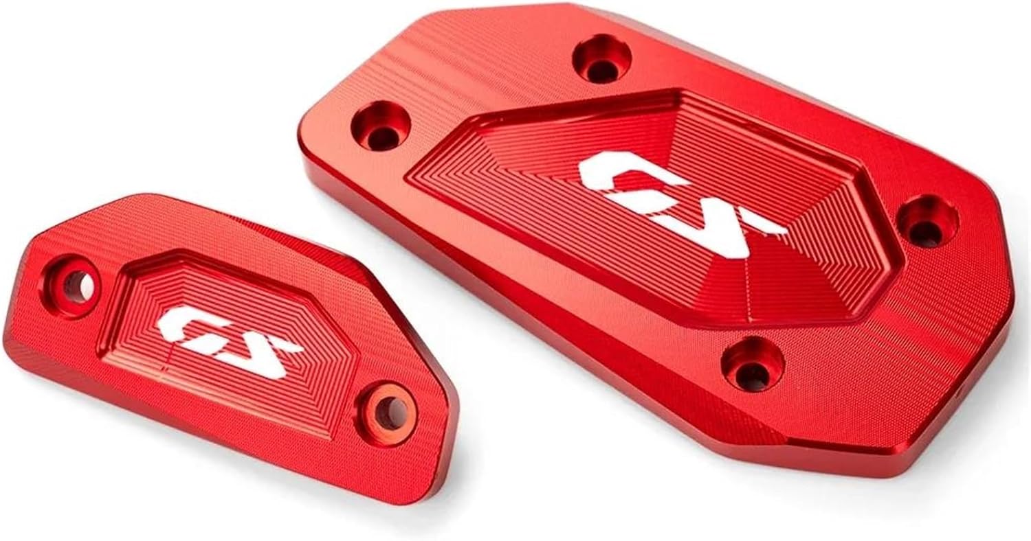 Motorcycle Front Brake Fluid Reservoir Cover Master Cylinder Cap For R1300GS ADV R1300 GS Adventure 2024 2025(RED)