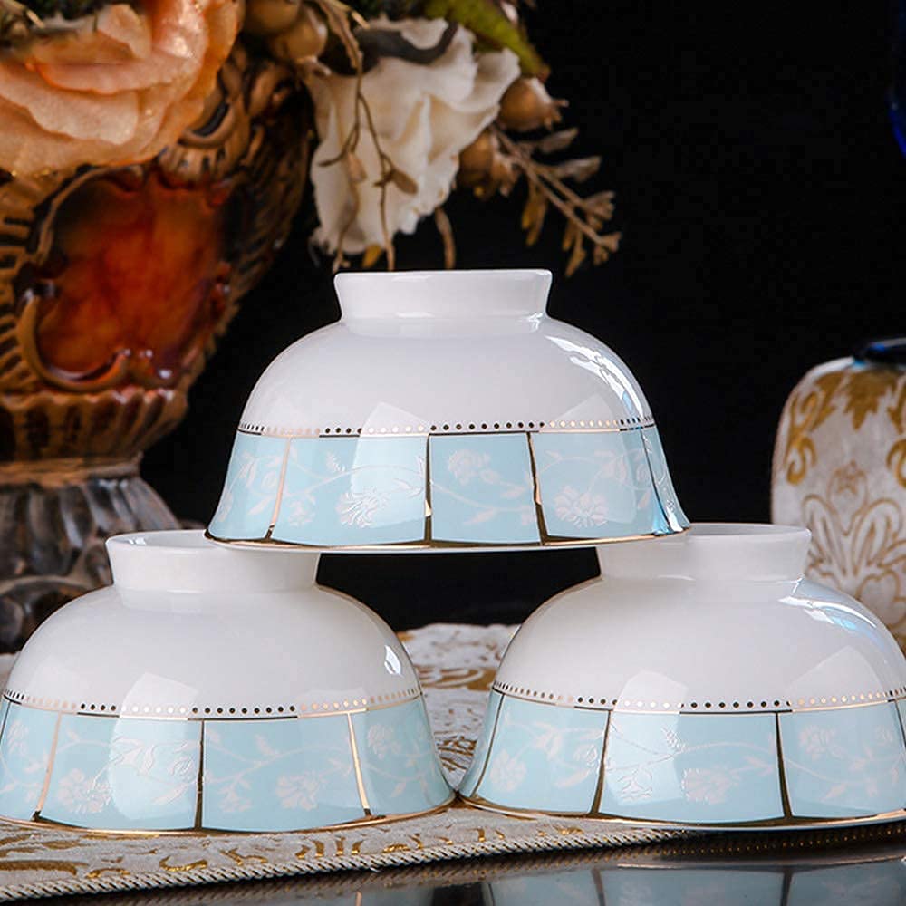 56-częściowy zestaw ceramicznych zastaw stołowych, zastawa stołowa z porcelany kostnej talerze zastawa stołowa ceramiczny zestaw usług jadalnych combi zestaw zastawy stołowej