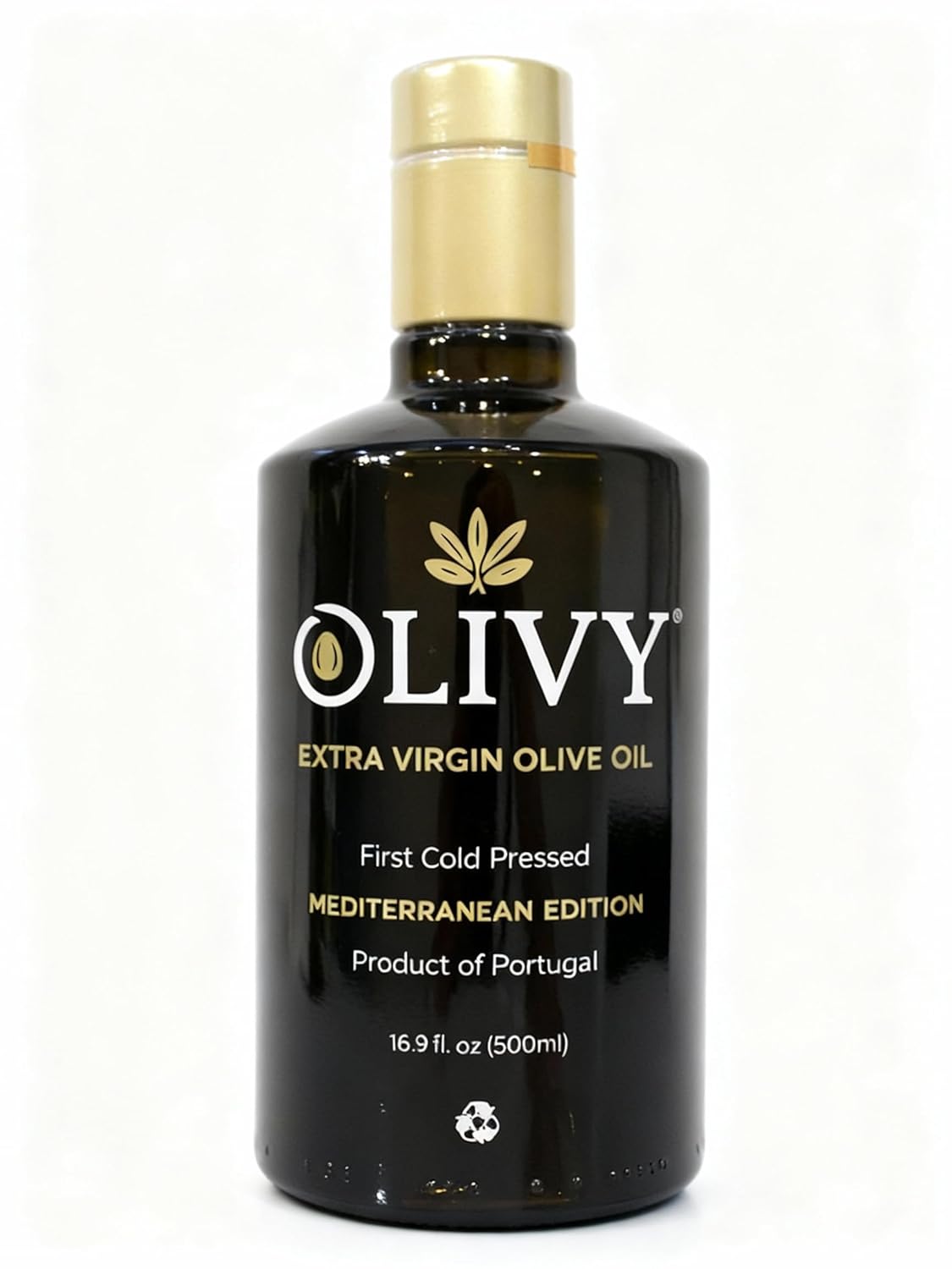 Olivy High Polyphenol Drinking Extra Virgin Olive Oil – Early Harvest Cold Pressed EVOO, Award-Winning Portuguese Olive Oil, Low Acidity ≤0.3%.