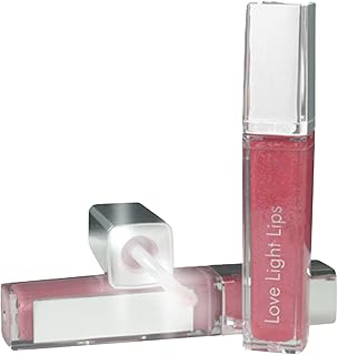 Labios ligeros iluminados brillo labial con e...